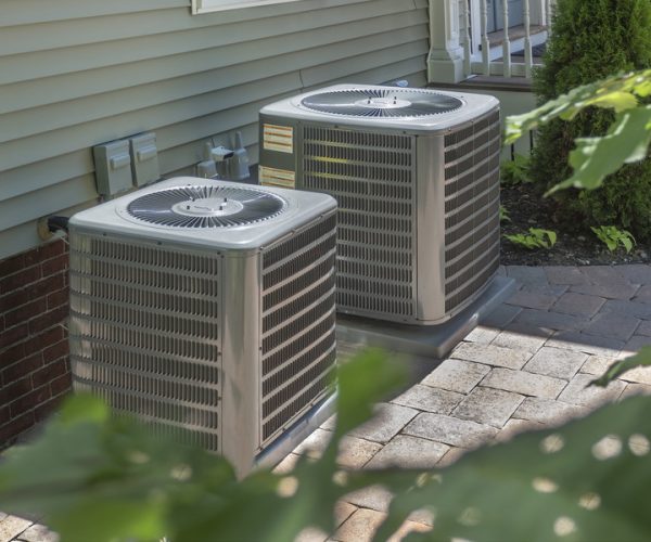 HVAC heating and air conditioning residential units or heat pumps